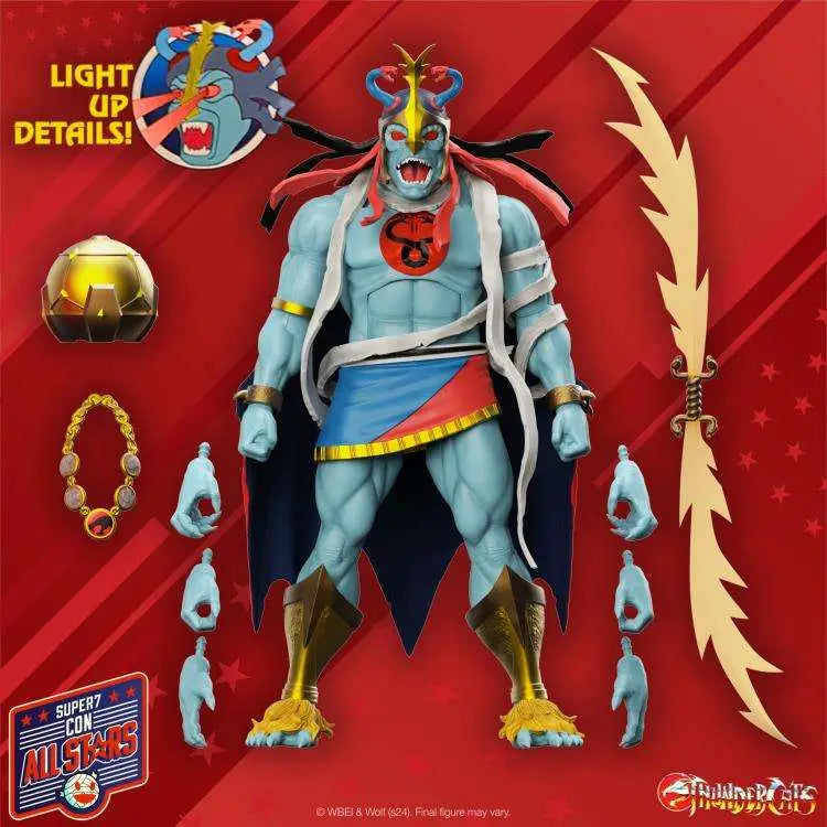 THUNDERCATS ULTIMATES! MUMM RA LED EYES FIGURE SUPER 7