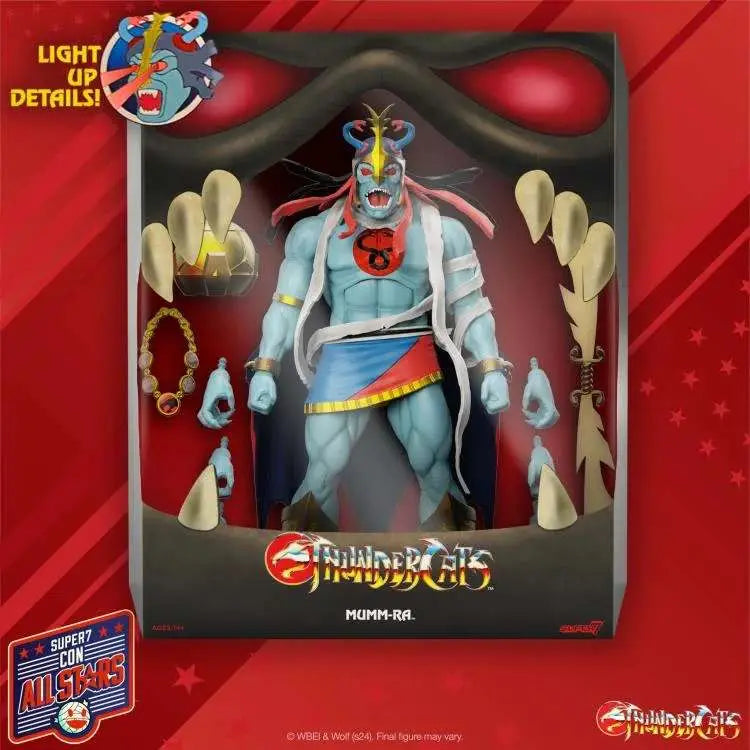 THUNDERCATS ULTIMATES! MUMM RA LED EYES FIGURE SUPER 7
