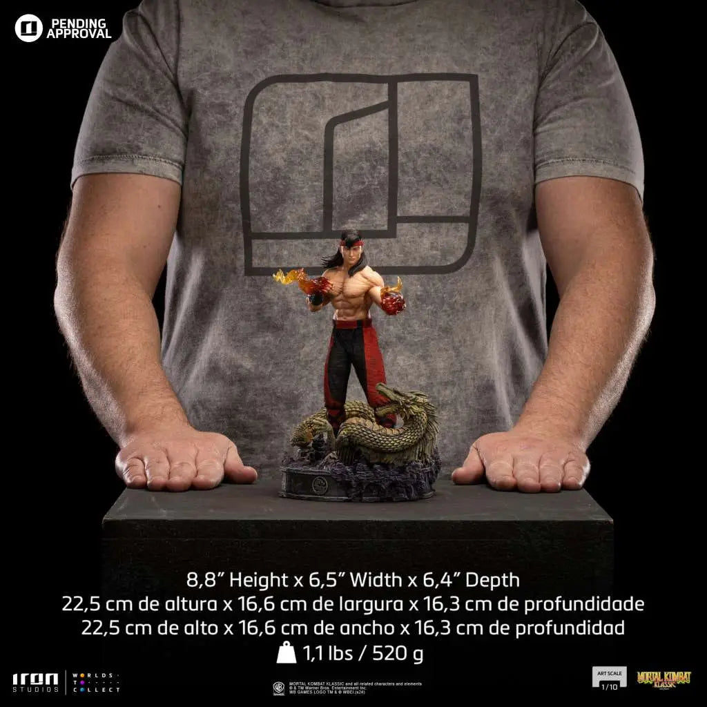 MORTAL KOMBAT LIU KANG 1/10 STATUE IRON STUDIOS