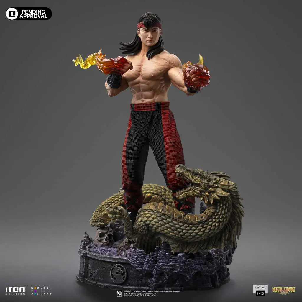 MORTAL KOMBAT LIU KANG 1/10 STATUE IRON STUDIOS