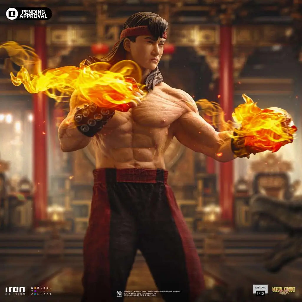 MORTAL KOMBAT LIU KANG 1/10 STATUE IRON STUDIOS