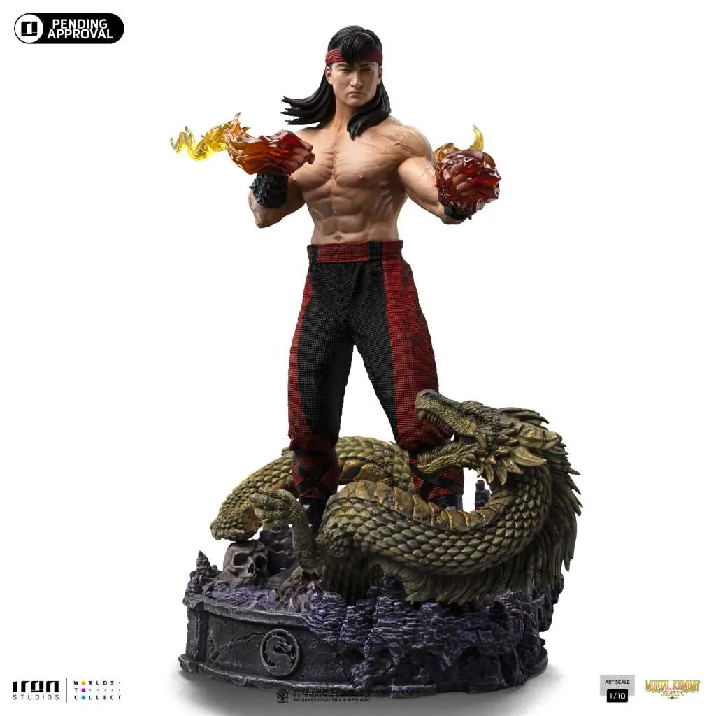 MORTAL KOMBAT LIU KANG 1/10 STATUE IRON STUDIOS