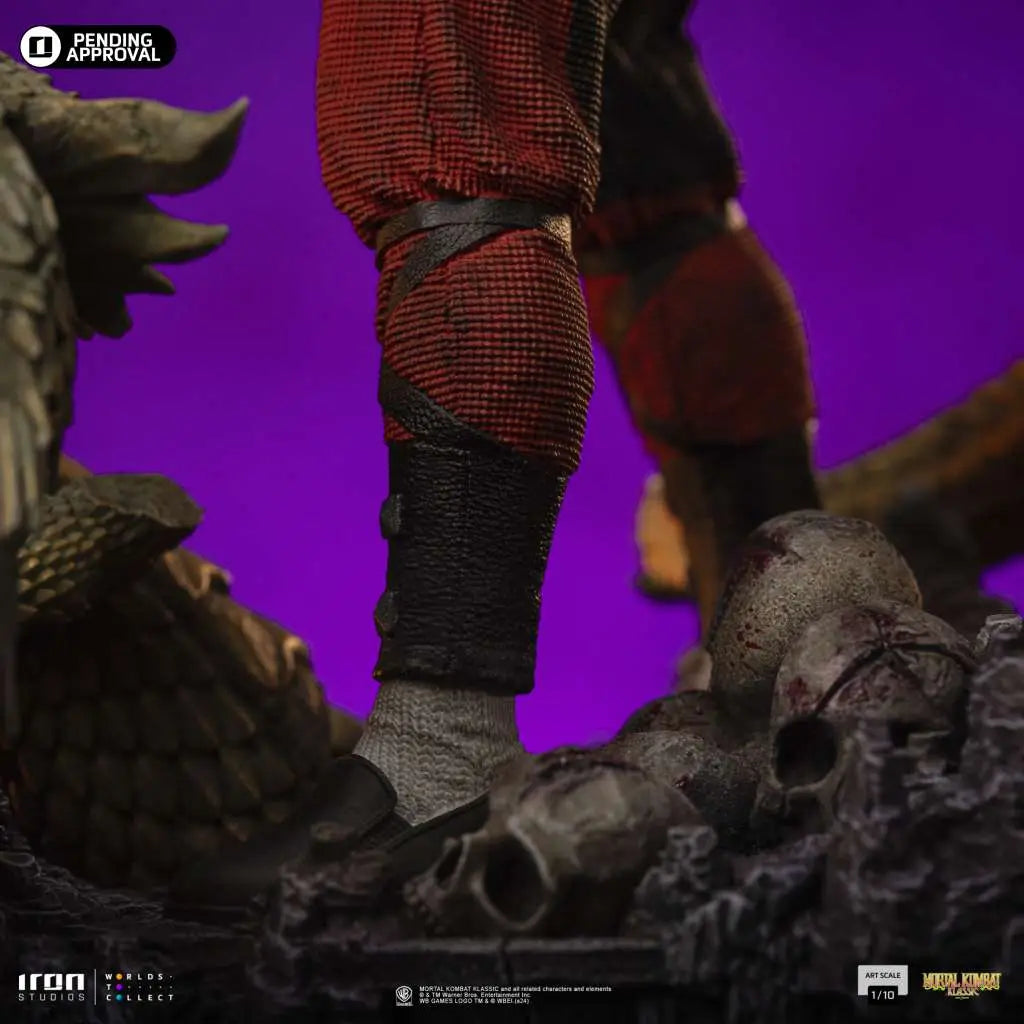 MORTAL KOMBAT LIU KANG 1/10 STATUE IRON STUDIOS