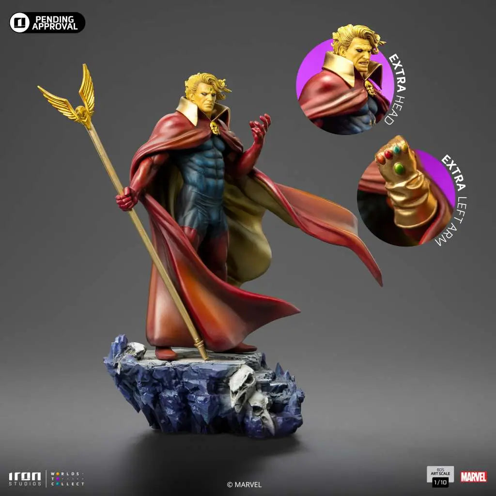 INFINITY GAUNTLET ADAM WARLOCK 1/10 STATUE IRON STUDIOS