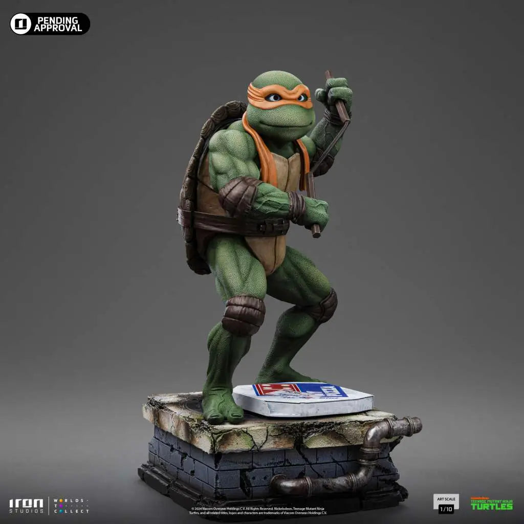 Teenage Mutant Ninja Turtles MOVIE MICHELANGELO 1/10 STATUE IRON STUDIOS