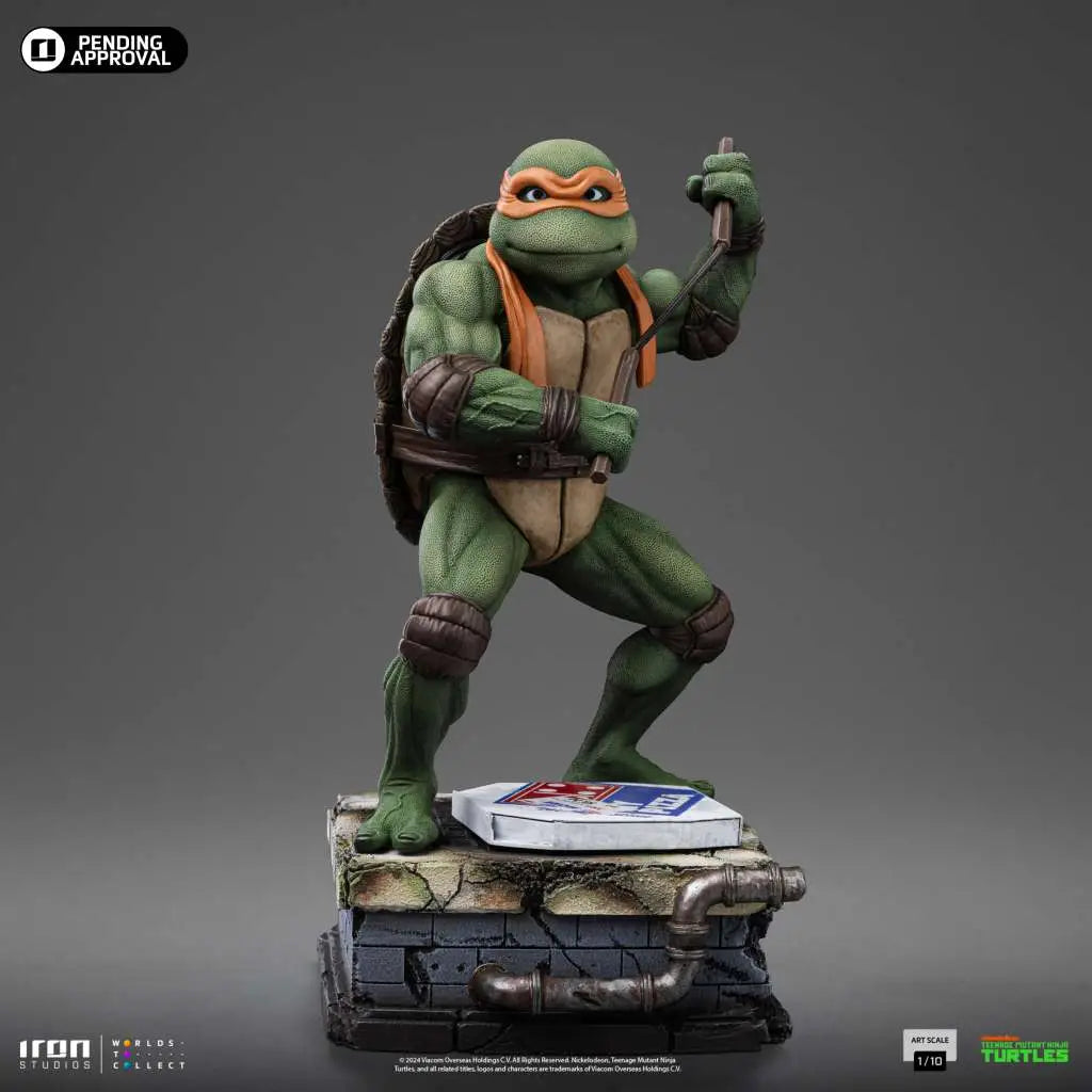 Teenage Mutant Ninja Turtles MOVIE MICHELANGELO 1/10 STATUE IRON STUDIOS