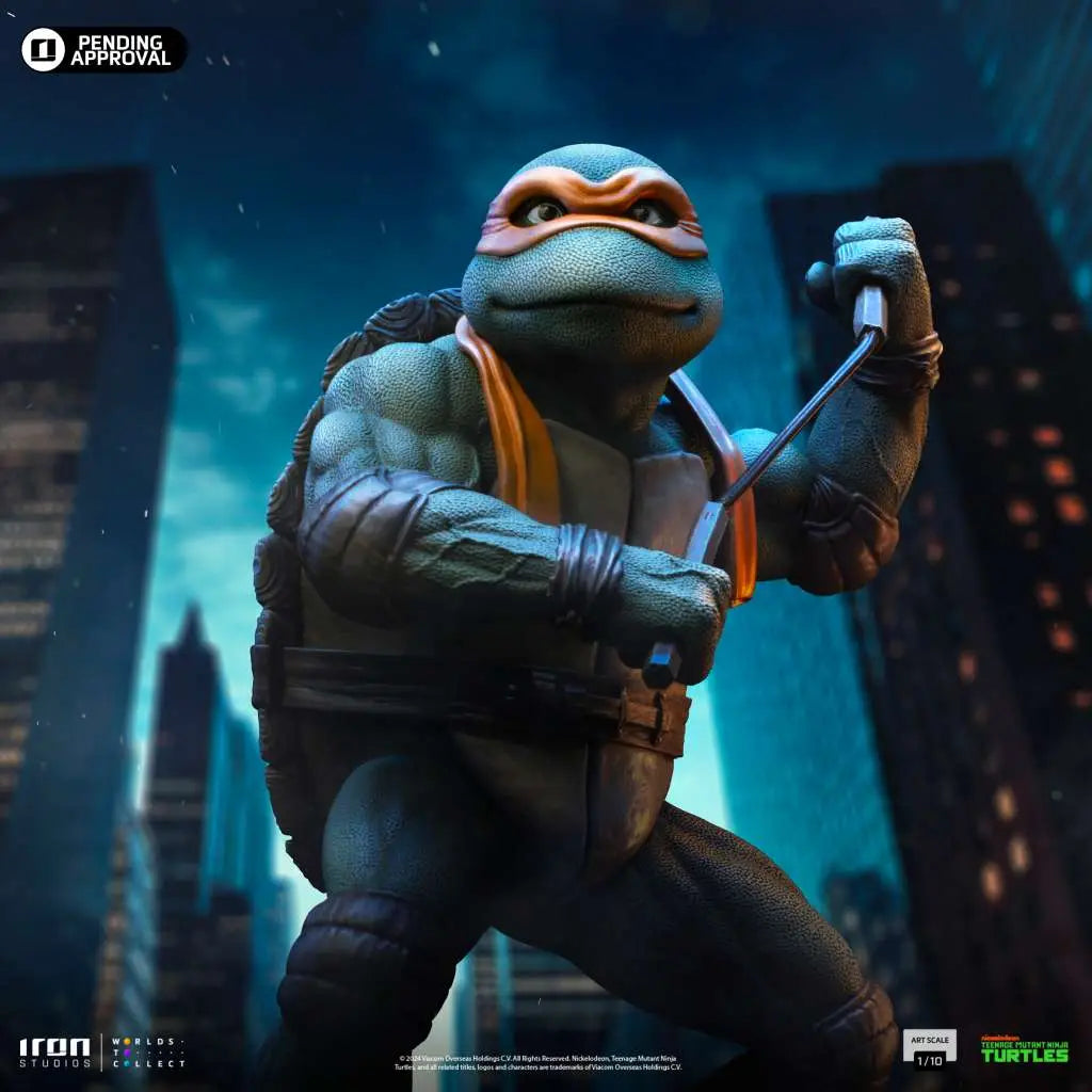 Teenage Mutant Ninja Turtles MOVIE MICHELANGELO 1/10 STATUE IRON STUDIOS