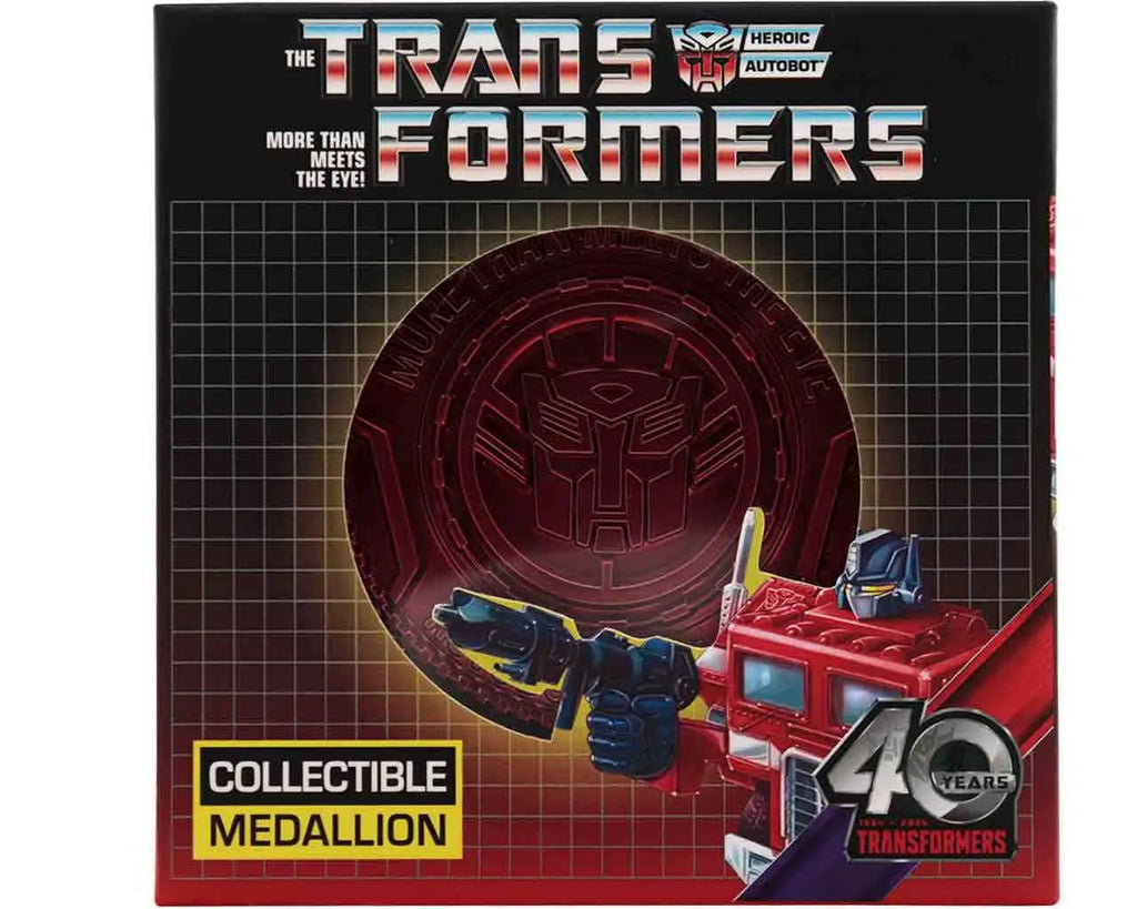 TRANSFORMERS 40TH ANNIVERSARY AUTOBOT MEDALLION FANATTIK