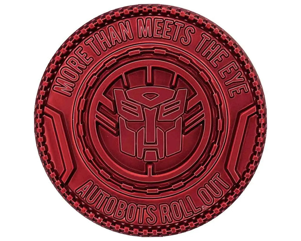 TRANSFORMERS 40TH ANNIVERSARY AUTOBOT MEDALLION FANATTIK