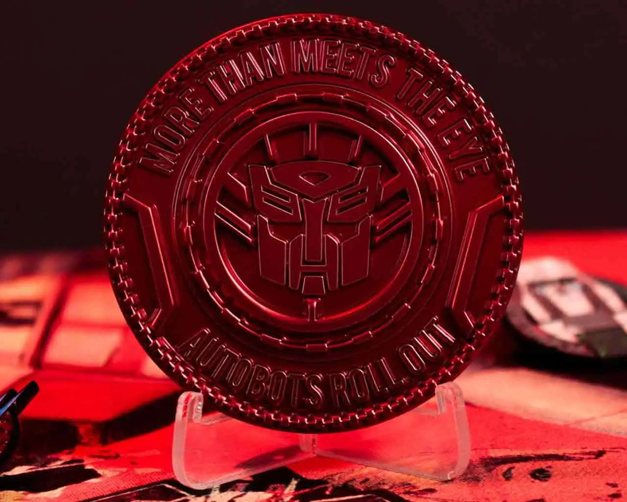 TRANSFORMERS 40TH ANNIVERSARY AUTOBOT MEDALLION FANATTIK