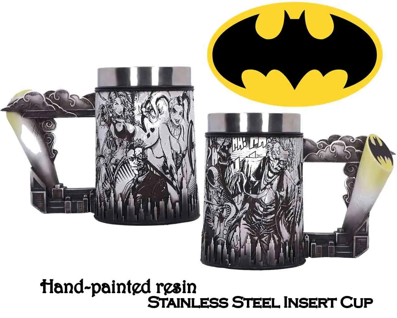 BATMAN SUPER VILLAINS COLLECTIBLE TANKARD NEMESIS NOW