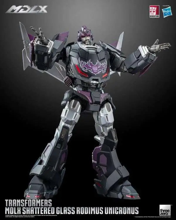 TRANSFORMERS MDLX SHATTERED GLASS RODIMUS UNICRONUS FIGURE THREEA TOYS/THREEZERO