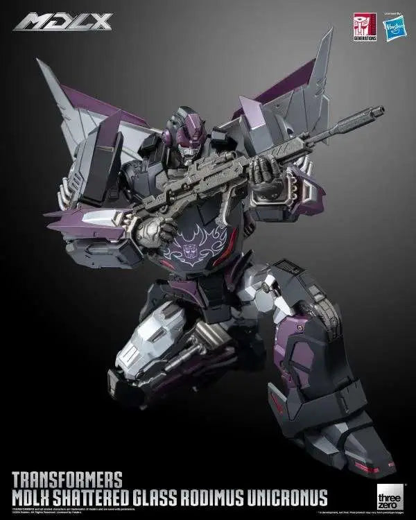 TRANSFORMERS MDLX SHATTERED GLASS RODIMUS UNICRONUS FIGURE THREEA TOYS/THREEZERO