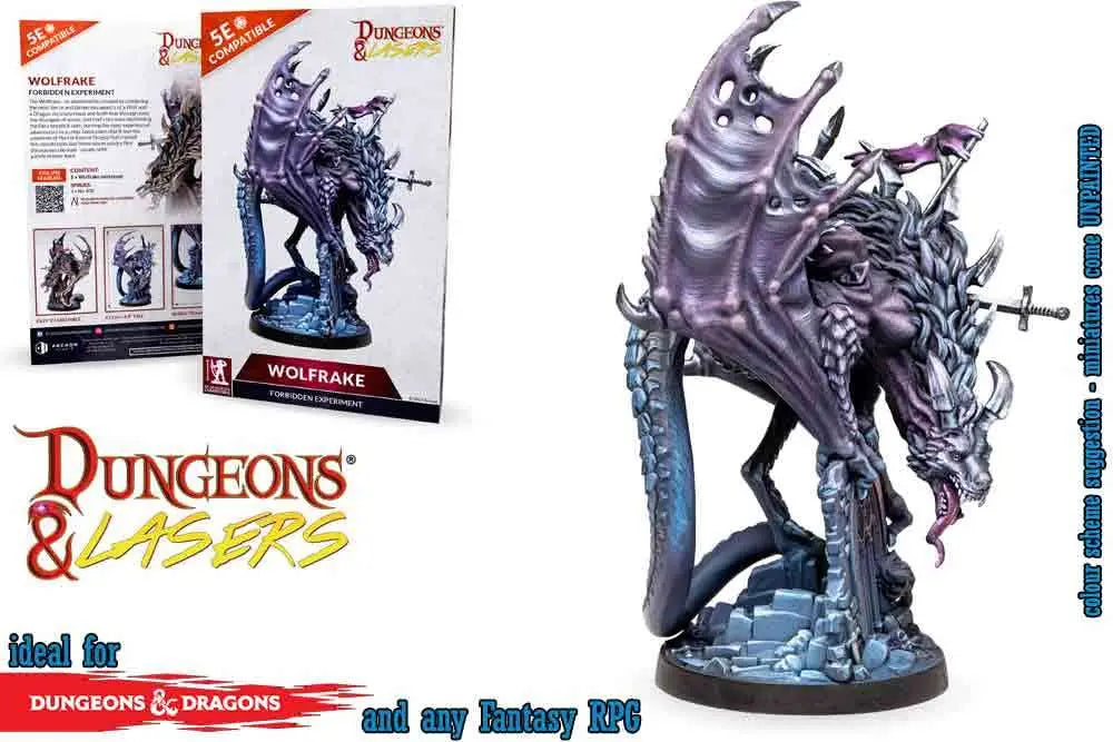 DUNGEONS & LASERS - DEUSLAIR - WOLFRAKE ARCHON GAMES