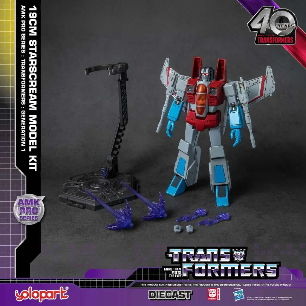 TRANSFORMERS GENERATION 1 AMK PRO STARSCREAM MODEL KIT YOLOPARK