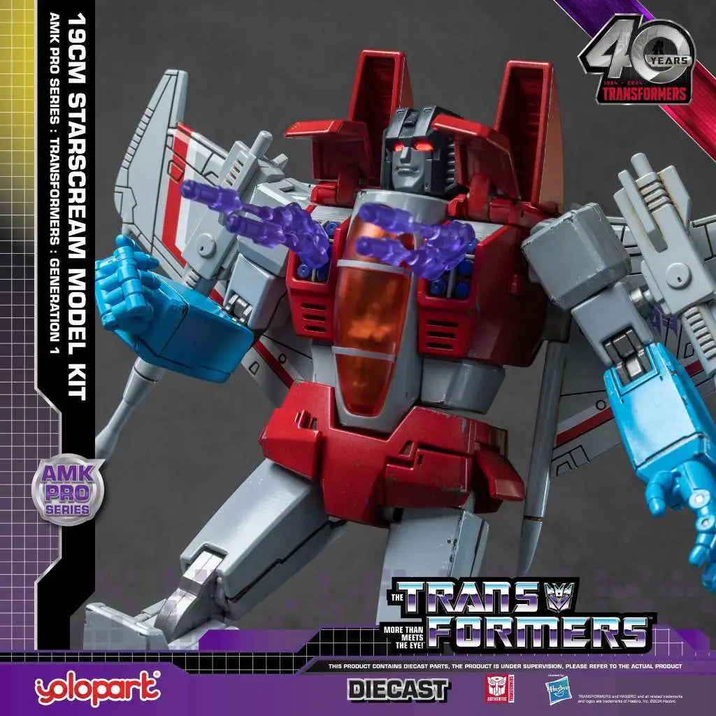 TRANSFORMERS GENERATION 1 AMK PRO STARSCREAM MODEL KIT YOLOPARK