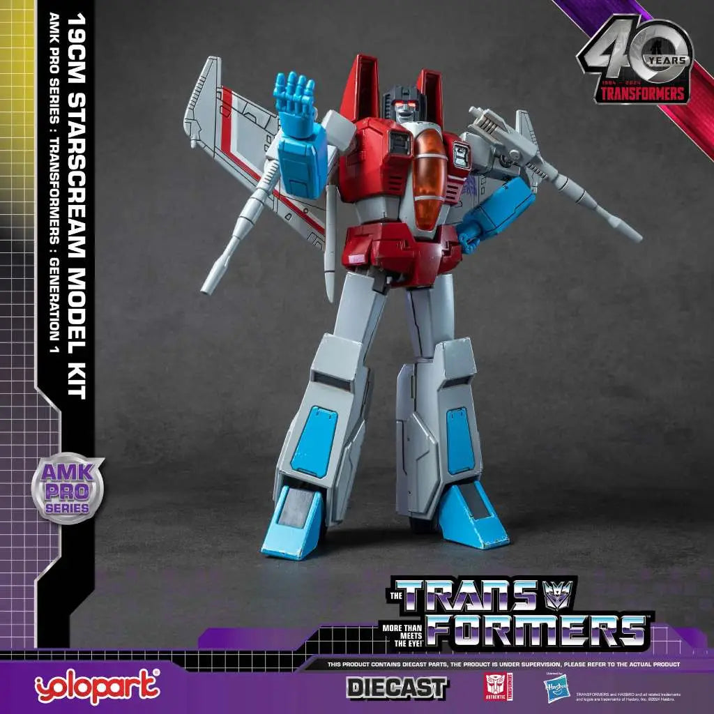 TRANSFORMERS GENERATION 1 AMK PRO STARSCREAM MODEL KIT YOLOPARK