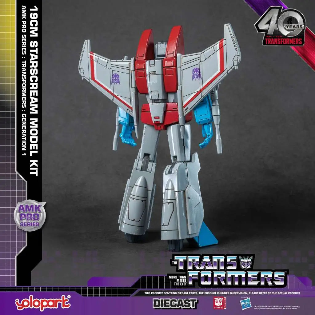 TRANSFORMERS GENERATION 1 AMK PRO STARSCREAM MODEL KIT YOLOPARK