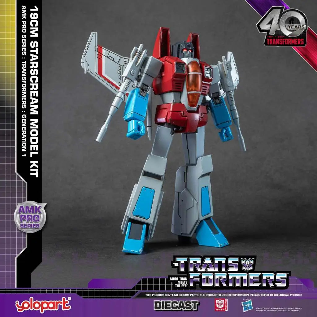 TRANSFORMERS GENERATION 1 AMK PRO STARSCREAM MODEL KIT YOLOPARK