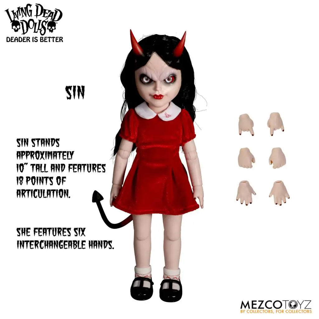 RETURN OF THE LIVING DEAD DOLLS SIN MEZCO TOYS