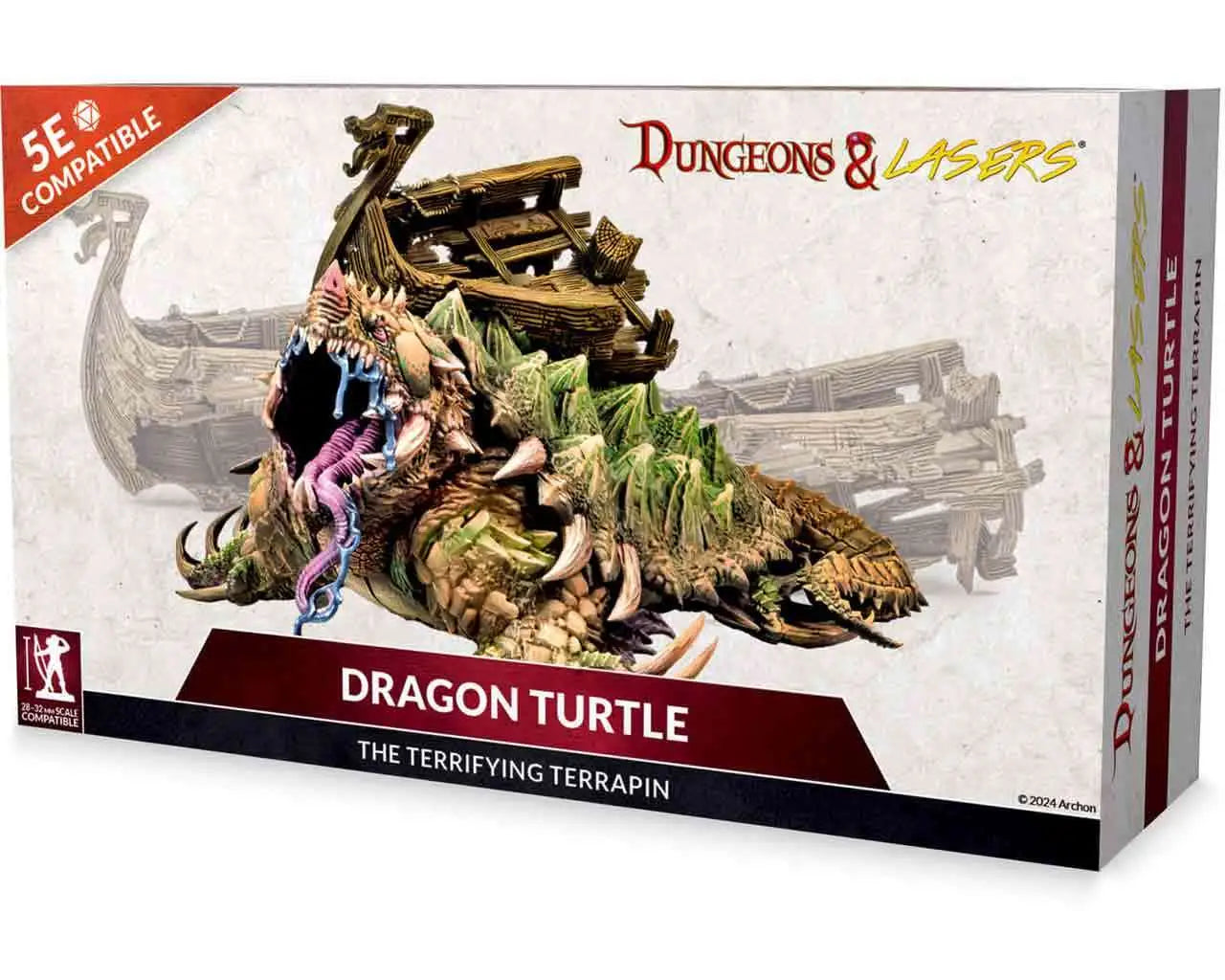 DUNGEONS & LASERS DEUSLAIR DRAGON TURTLE ARCHON GAMES