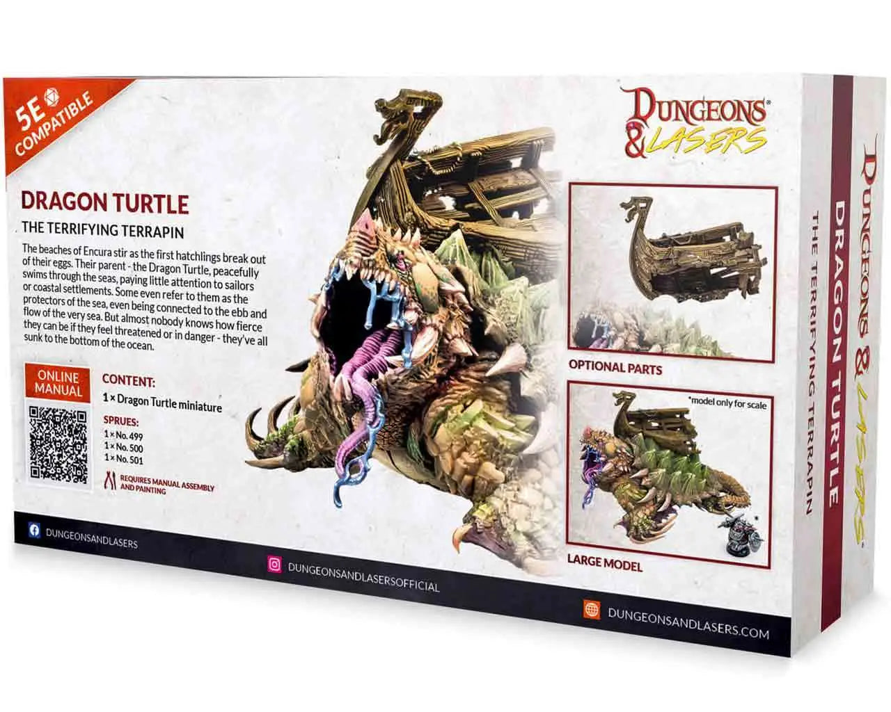 DUNGEONS & LASERS DEUSLAIR DRAGON TURTLE ARCHON GAMES