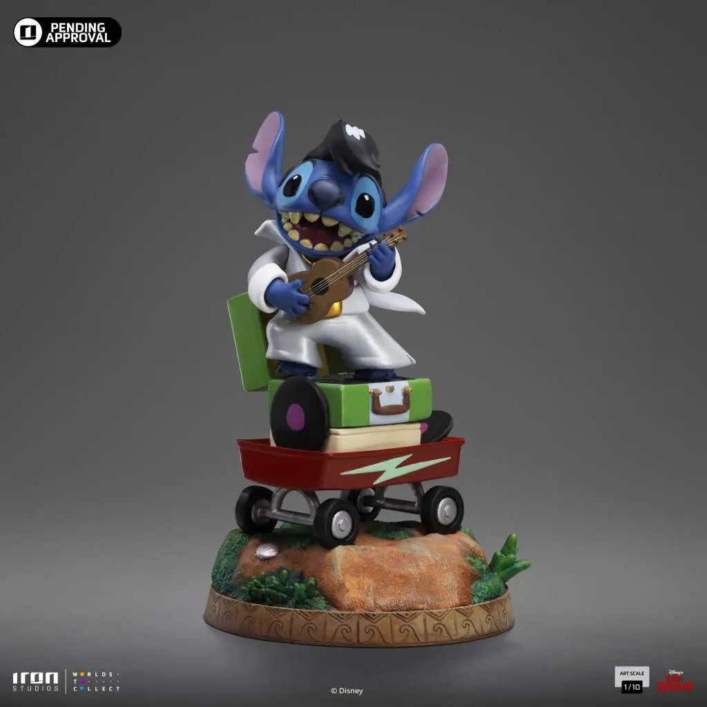 STITCH KING OF ROCK 1/10 STATUE IRON STUDIOS
