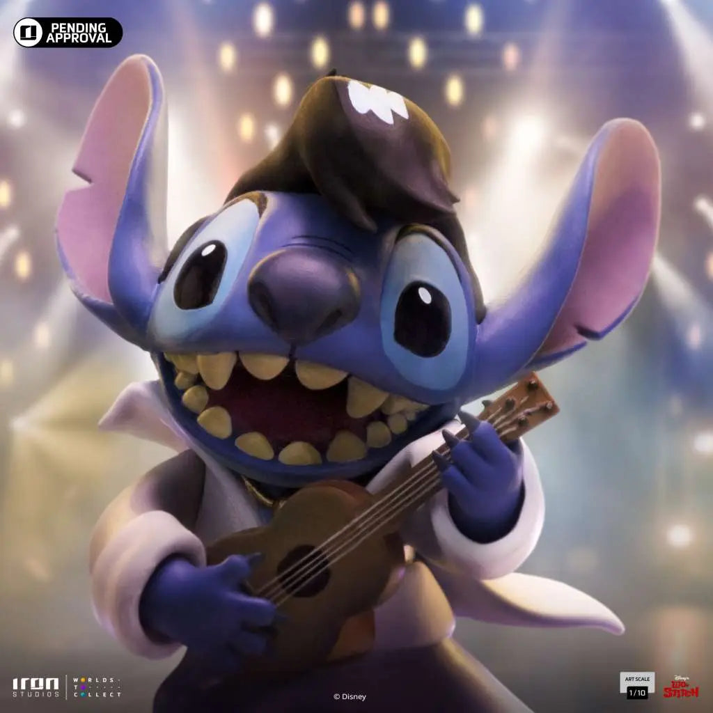 STITCH KING OF ROCK 1/10 STATUE IRON STUDIOS