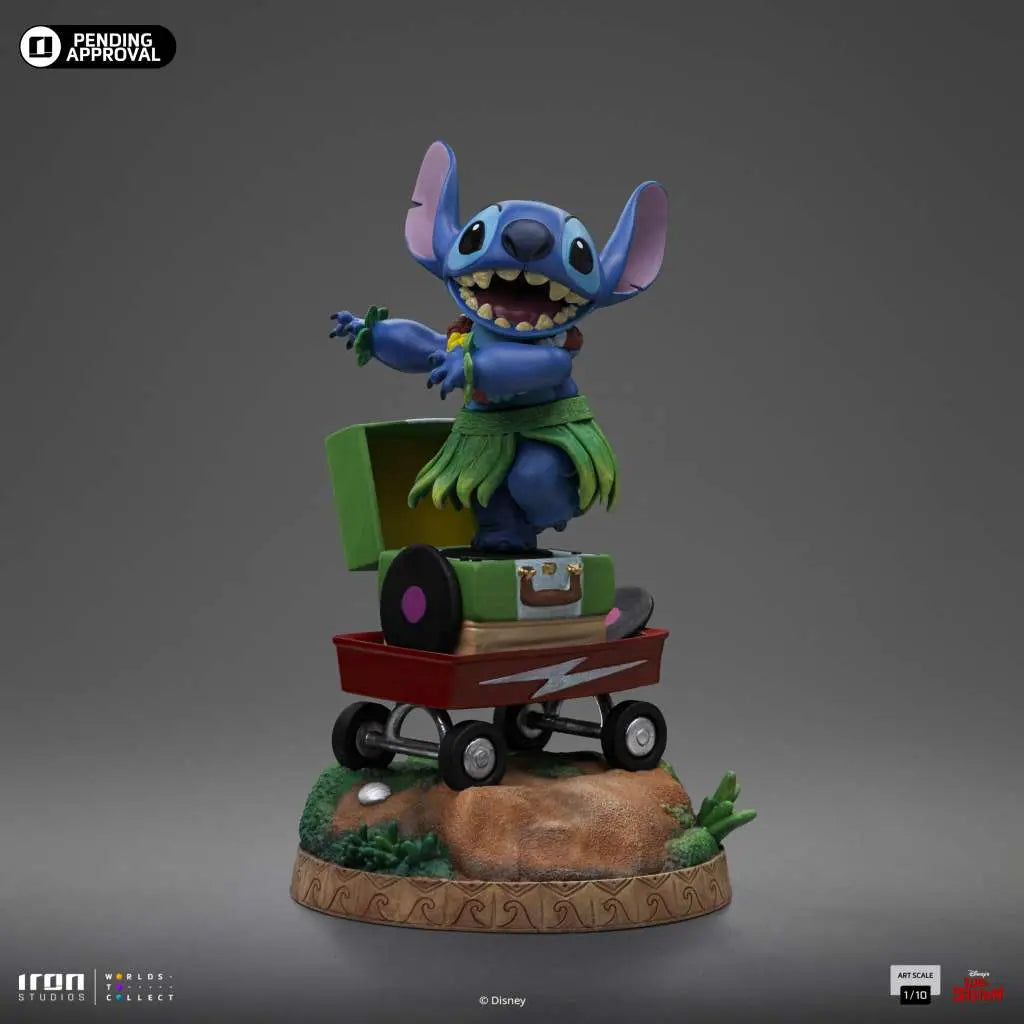 STITCH HULA HULA 1/10 STATUE IRON STUDIOS