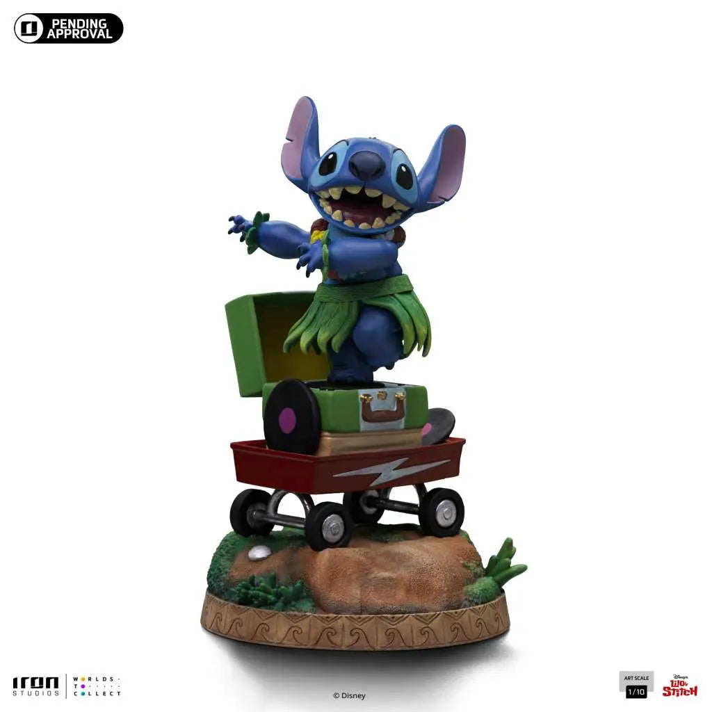 STITCH HULA HULA 1/10 STATUE IRON STUDIOS