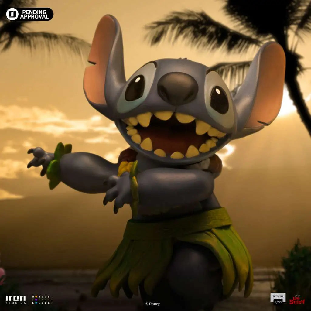 STITCH HULA HULA 1/10 STATUE IRON STUDIOS