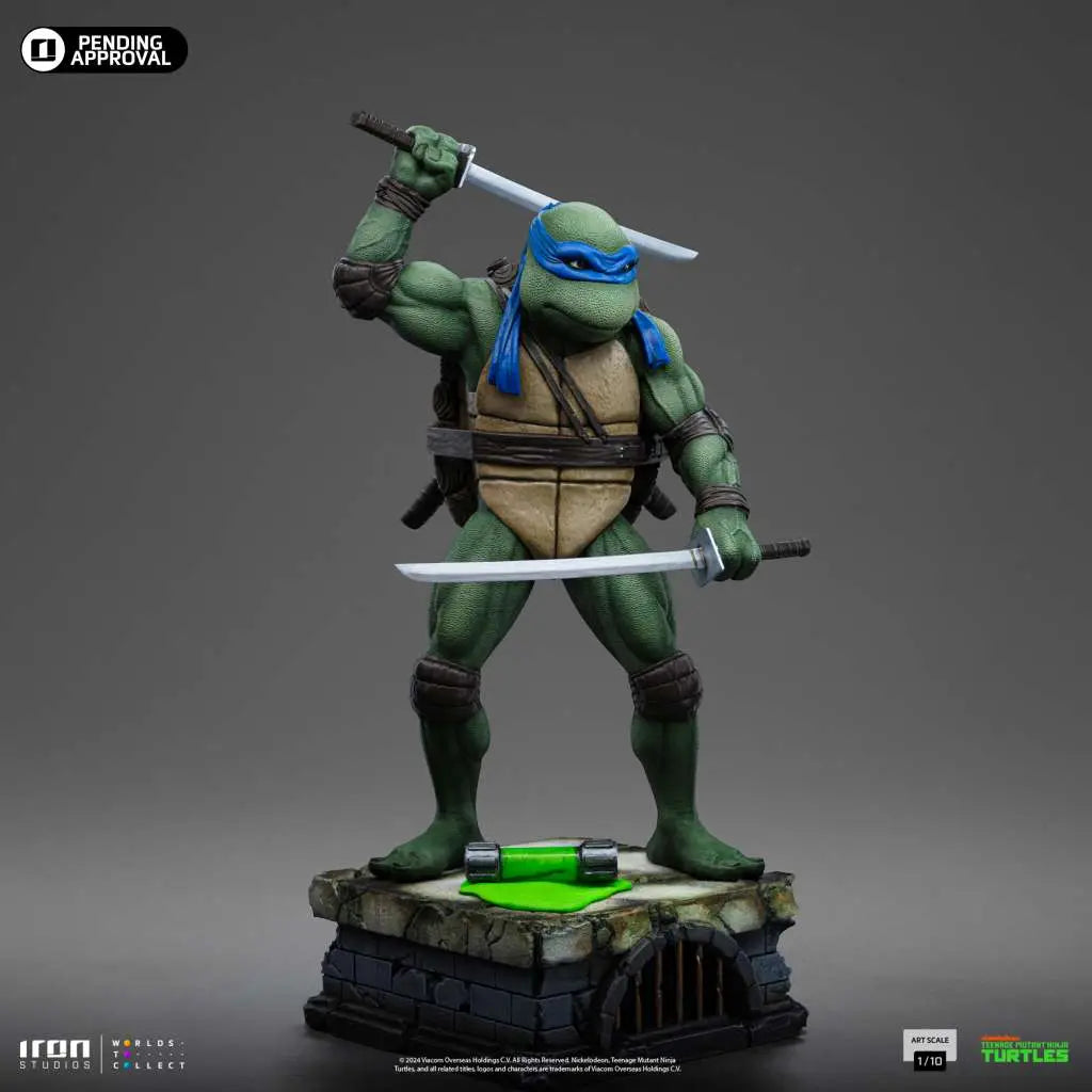 Teenage Mutant Ninja Turtles LEONARDO 1/10 STATUE IRON STUDIOS