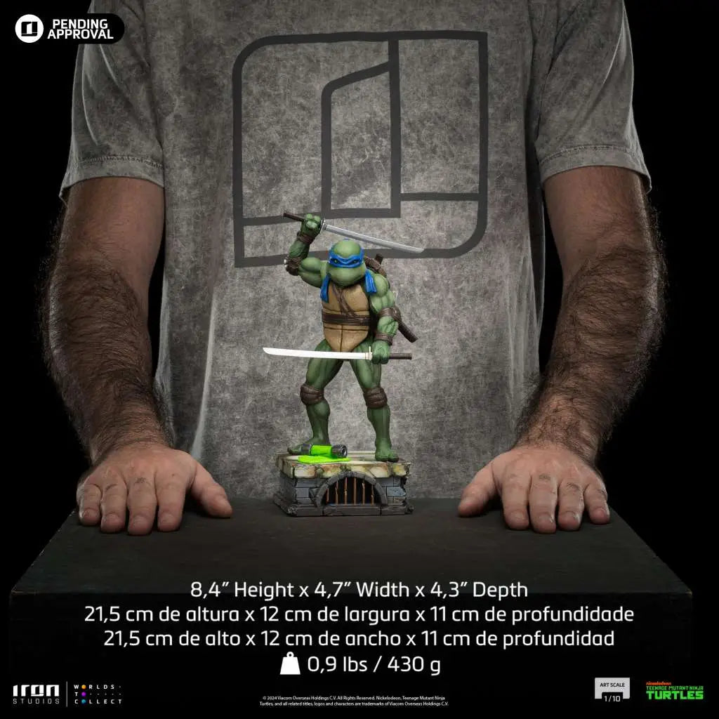 Teenage Mutant Ninja Turtles LEONARDO 1/10 STATUE IRON STUDIOS