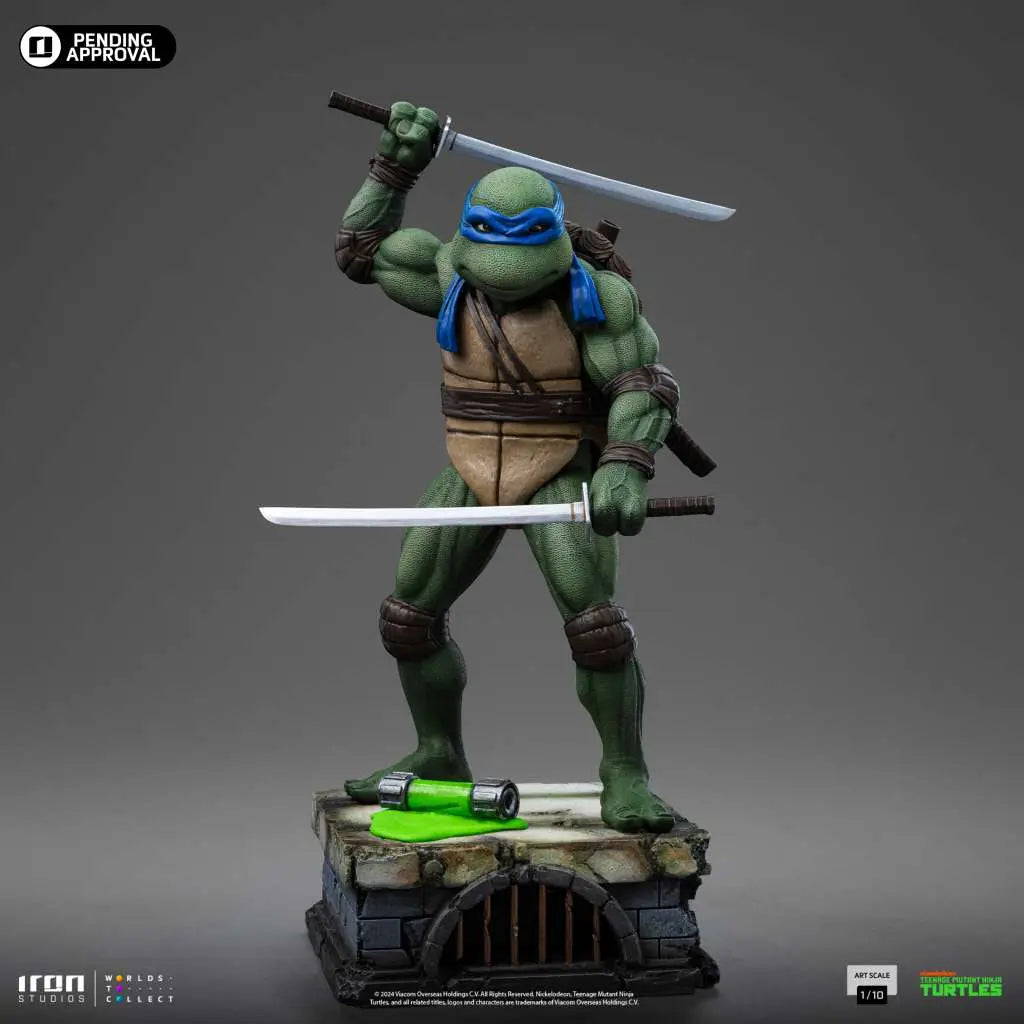 Teenage Mutant Ninja Turtles LEONARDO 1/10 STATUE IRON STUDIOS