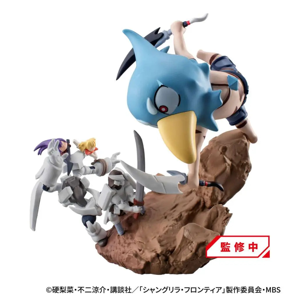 PETITRAMA EX SHANGRI LA FRONTIER VS MONSTER DIORAMA COLLECTION SET MEGAHOUSE