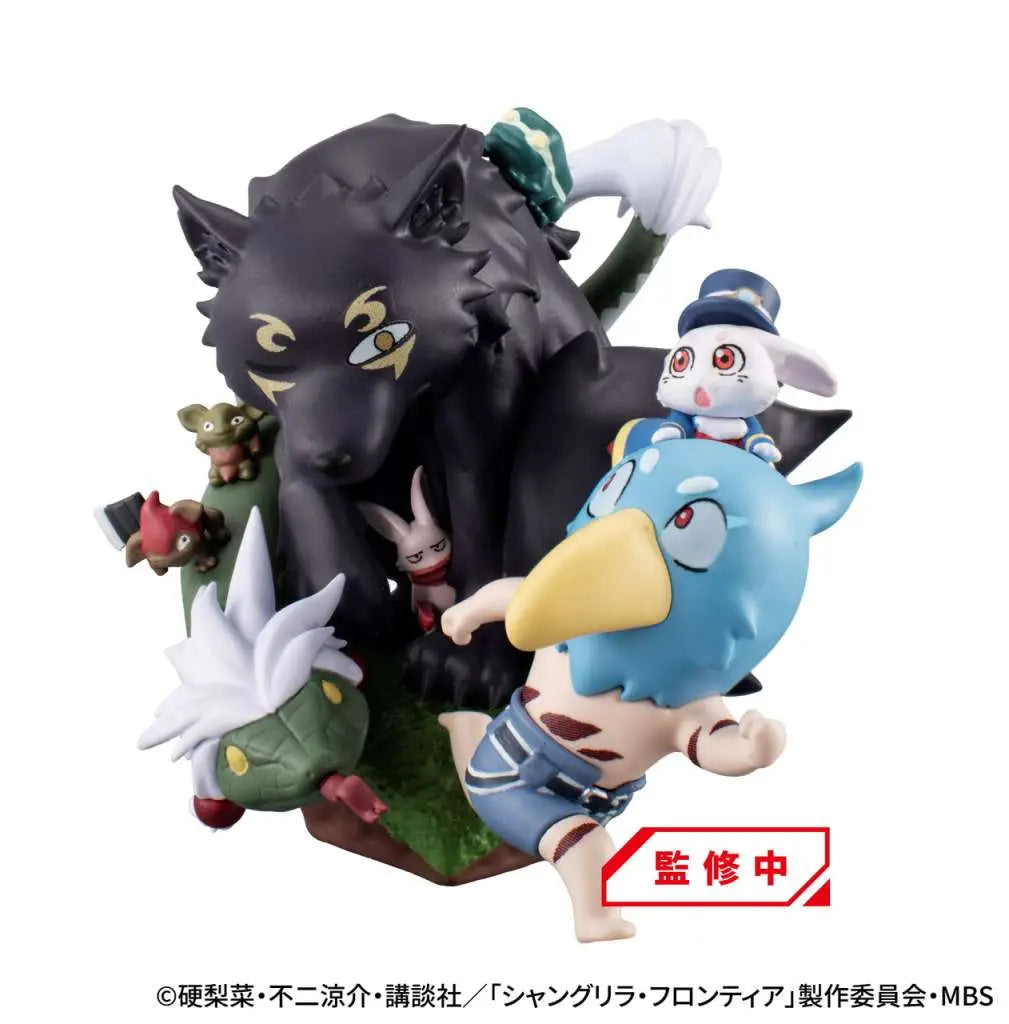 PETITRAMA EX SHANGRI LA FRONTIER VS MONSTER DIORAMA COLLECTION SET MEGAHOUSE