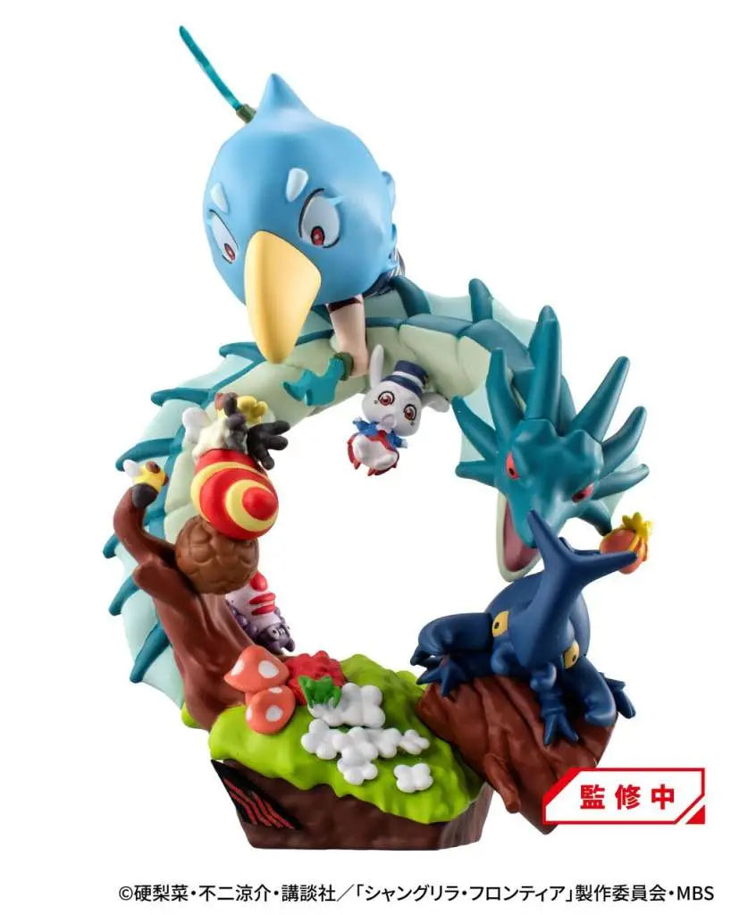 PETITRAMA EX SHANGRI LA FRONTIER VS MONSTER DIORAMA COLLECTION SET MEGAHOUSE
