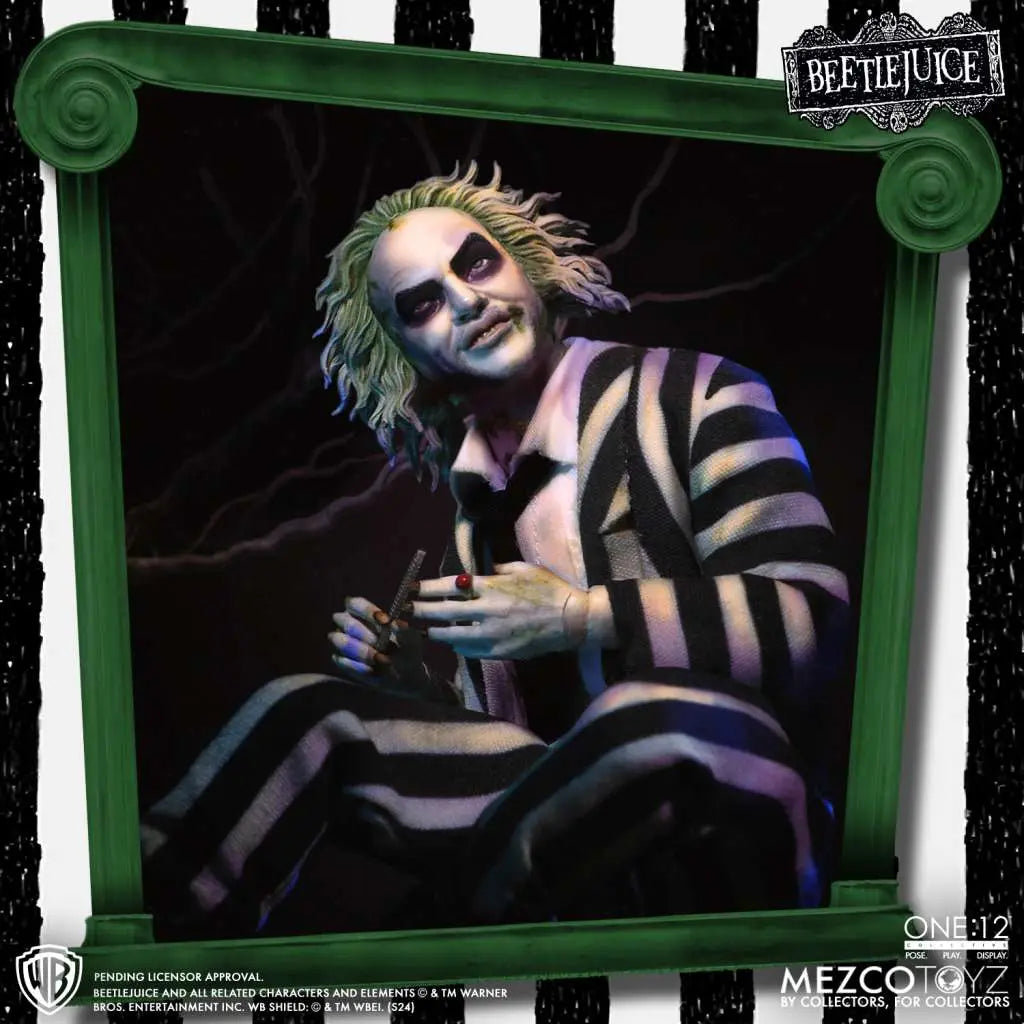 ONE 12 COLLECTIVE BEETLEJUICE DELUXE MEZCO TOYS
