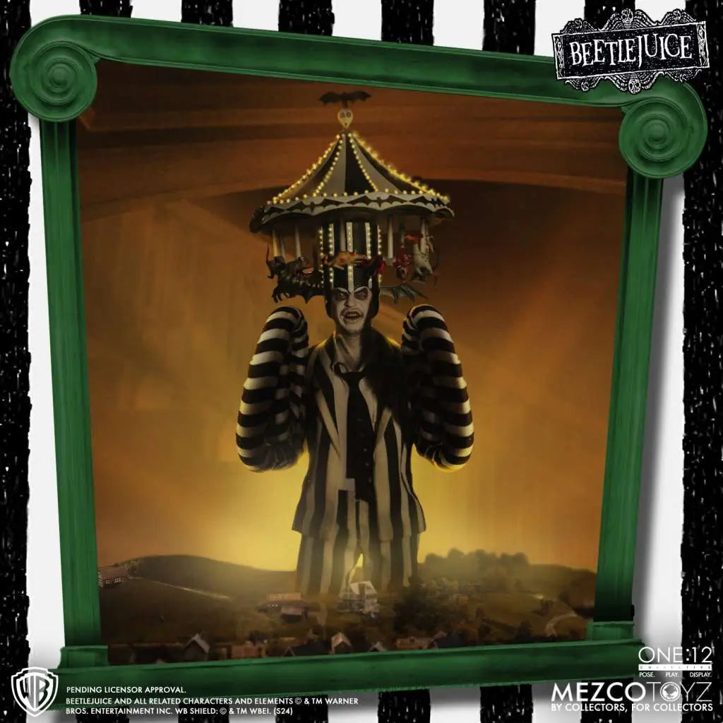ONE 12 COLLECTIVE BEETLEJUICE DELUXE MEZCO TOYS