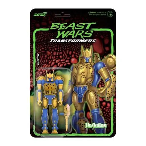 TRANSFORMERS REACTION WAVE 7 BEAST WARS CHEETOR SUPER 7