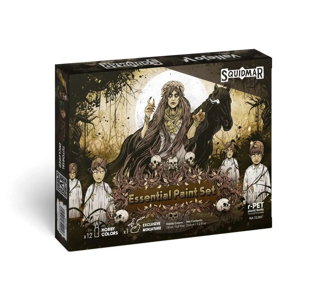 ESSENTIAL PAINT SET BY SQUIDMAR MINIATURES VALLEJO