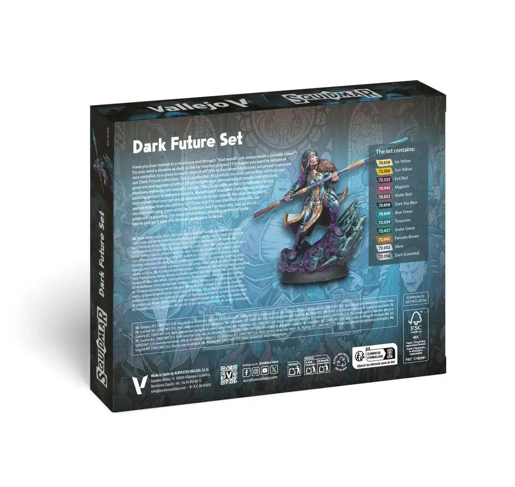 DARK FUTURE SET BY SQUIDMAR MINIATURES VALLEJO