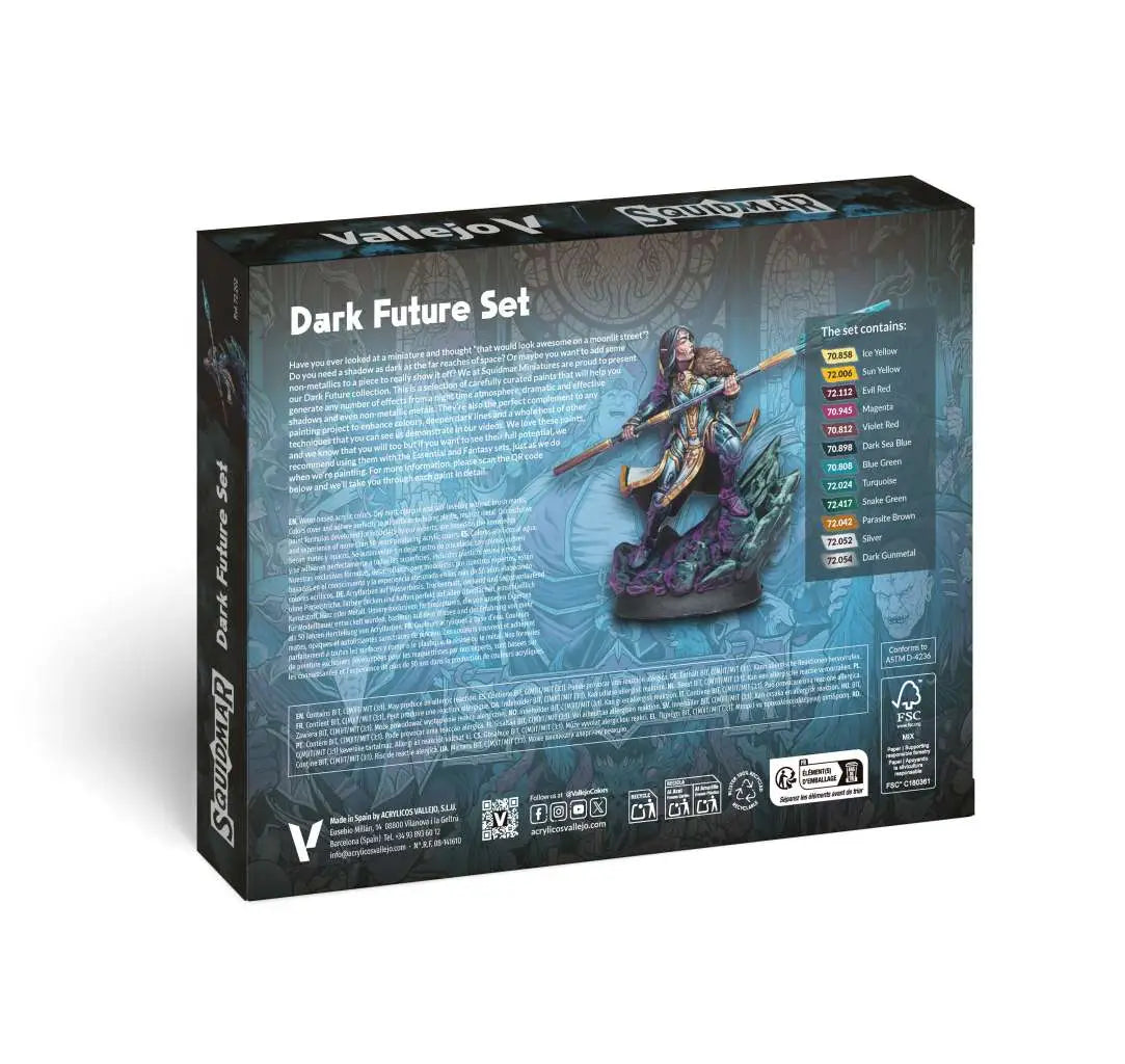 DARK FUTURE SET BY SQUIDMAR MINIATURES VALLEJO