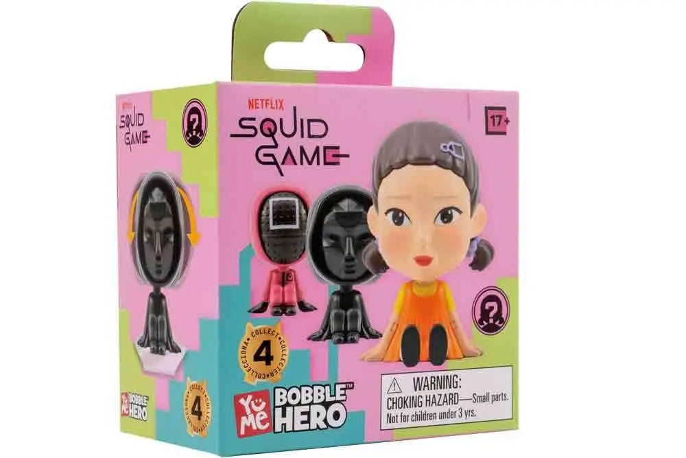 SQUID GAME BOBBLE HEAD BLIND BOXES COUNTER DISPLAY 12 UNITS YuMe