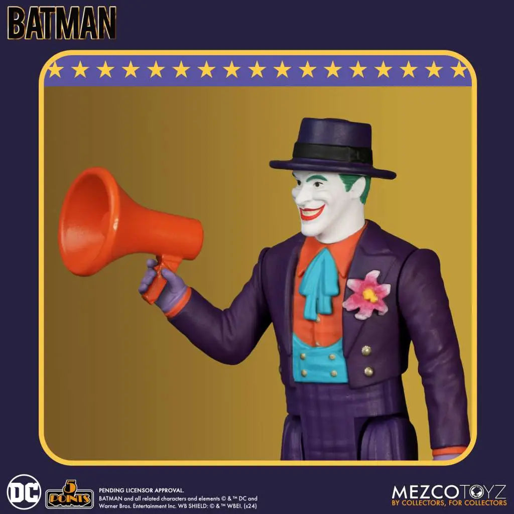 5 POINTS 1989 BATMAN SET (3) MEZCO TOYS