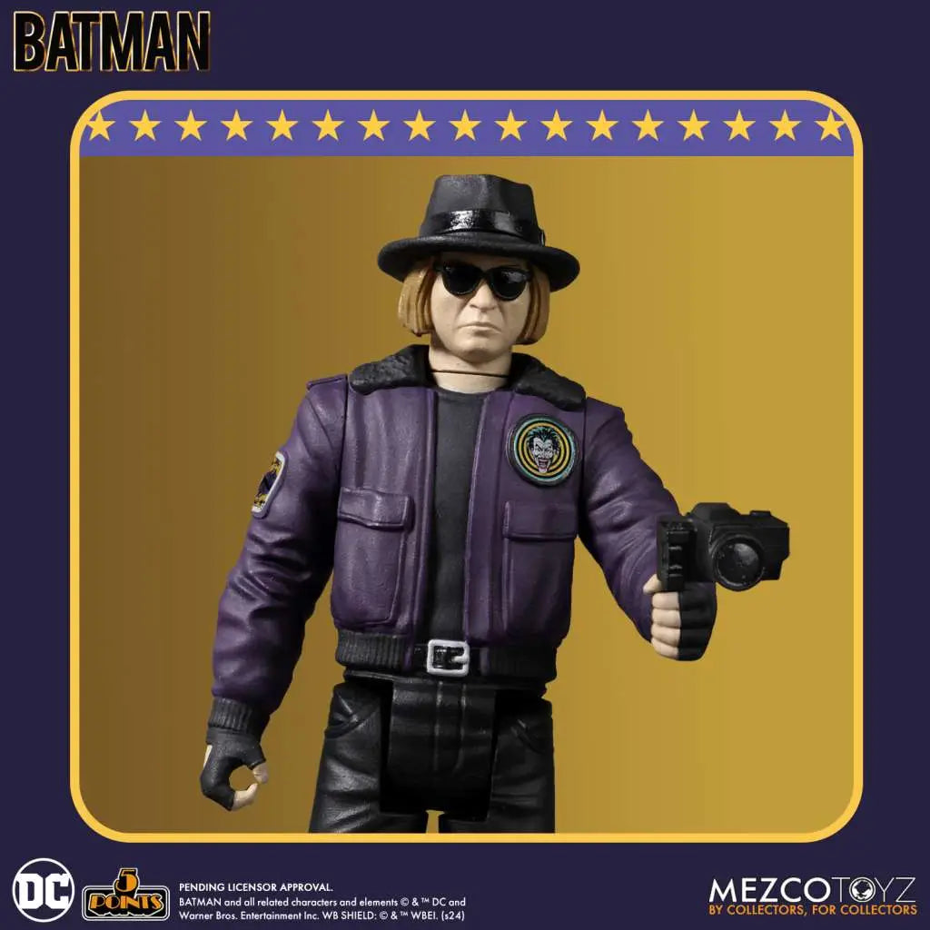 5 POINTS 1989 BATMAN SET (3) MEZCO TOYS