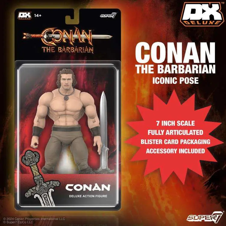 CONAN THE BARBARIAN ICONIC POSE DELUXE FIGURE SUPER 7