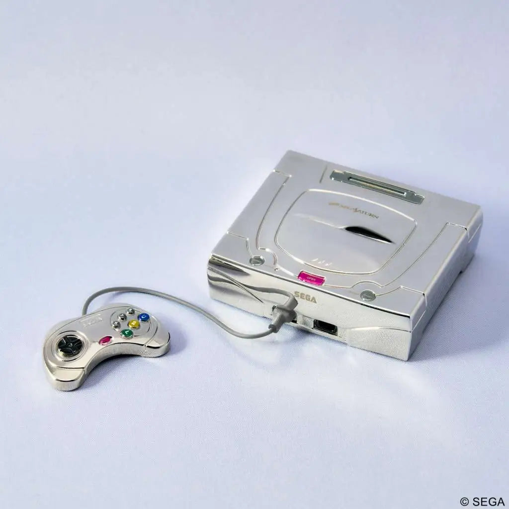 SEGA HARDWARE SEGA SATURN WHITE BRING ARTS GALLERY REPLICA SQUARE ENIX