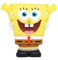 SPONGE BOB PVC FIGURAL BANK MONOGRAM