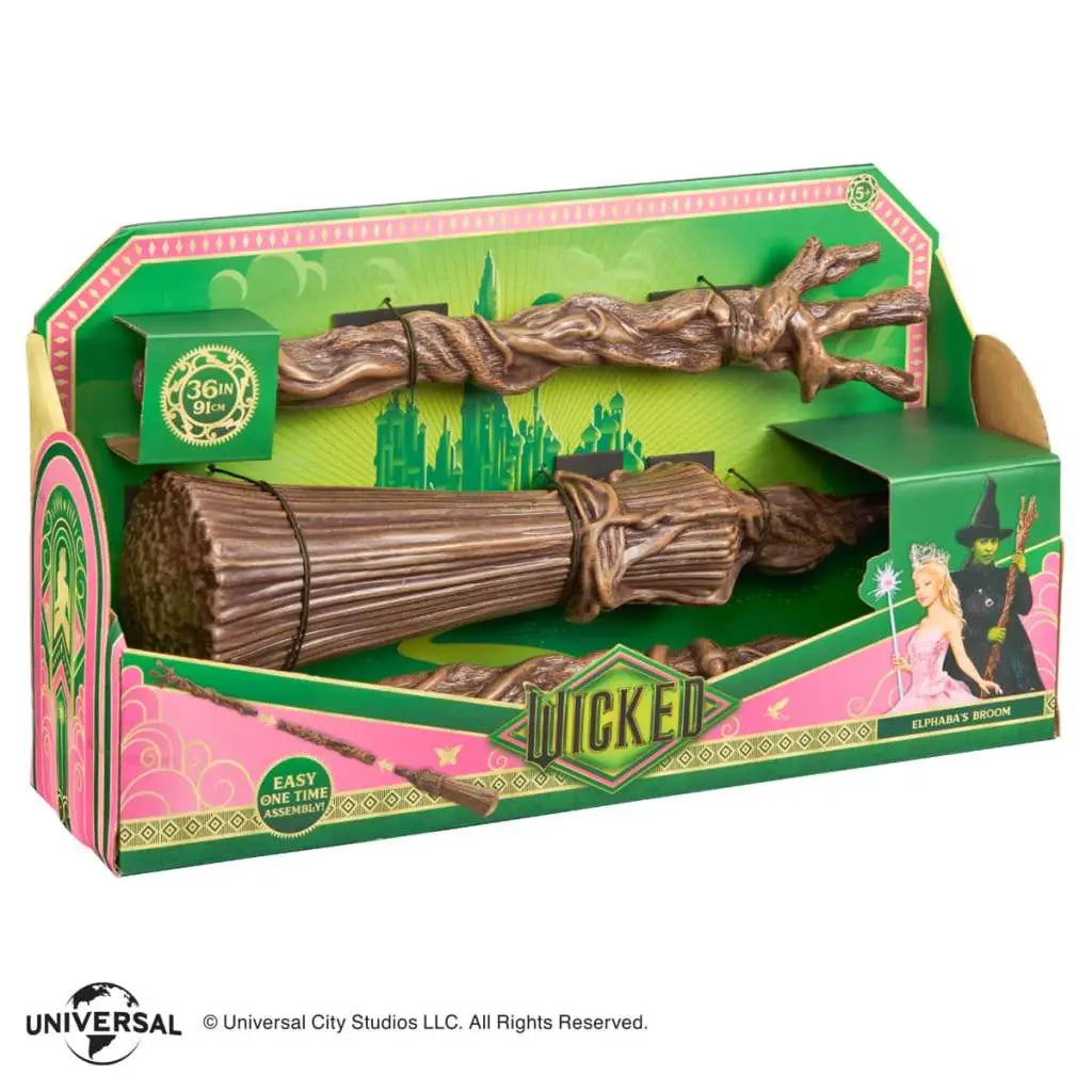 UNIVERSAL WICKED ELPHABA'S BROOM NOBLE COLLECTIONS
